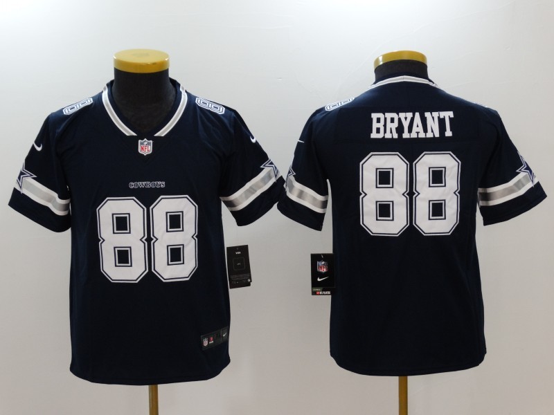 Nike Cowboys 88 Dez Bryant Navy Youth Vapor Untouchable Player Limited Jersey