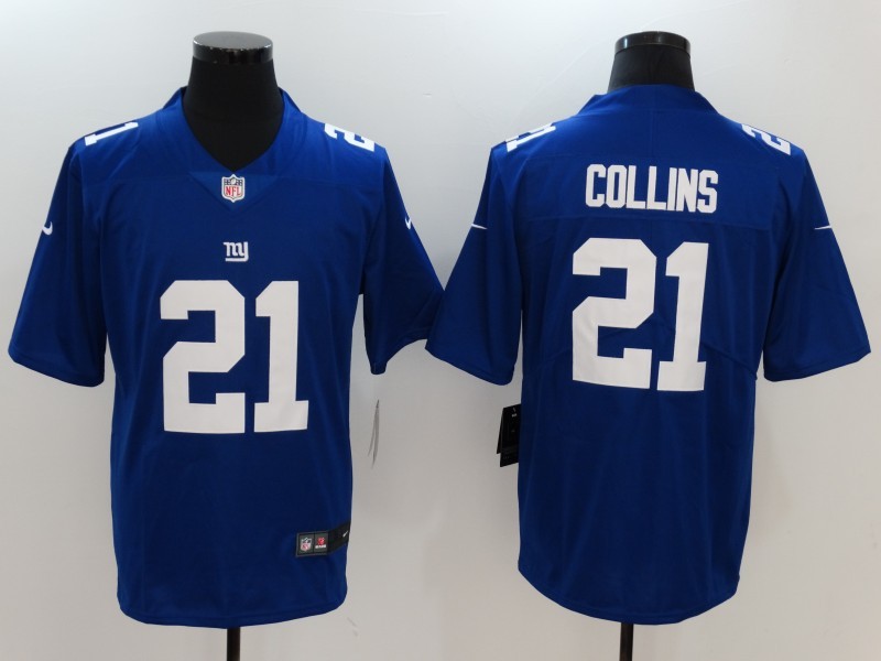 Nike Giants 21 Landon Collins Blue Vapor Untouchable Player Limited Jersey