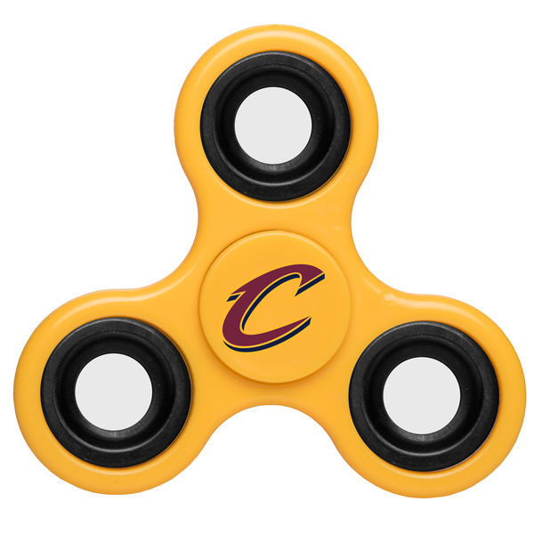 Cavaliers Team Logo Yellow Fidget Spinner