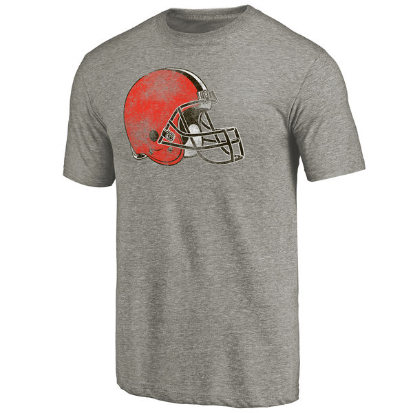 Cleveland Browns NFL Pro Line Distressed Team T-Shirt Ash Cleveland Browns NFL Pro Line Distressed Team T-Shirt Ash