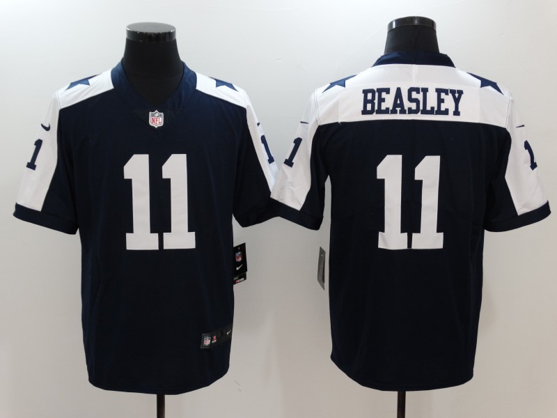 Nike Cowboys 11 Cole Beasley Navy Throwback Vapor Untouchable Player Limited Jersey