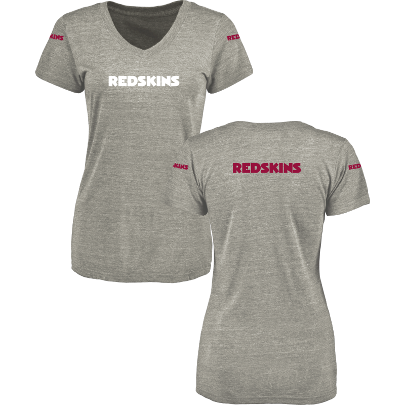 Washington Redskins Women's Design Your Own V Neck Tri Blend T-Shirt