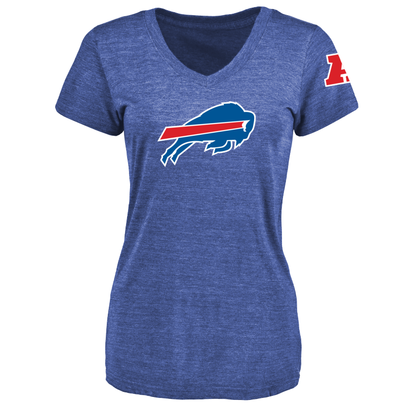 Women's Buffalo Bills Design Your Own V Neck Tri Blend T-Shirt