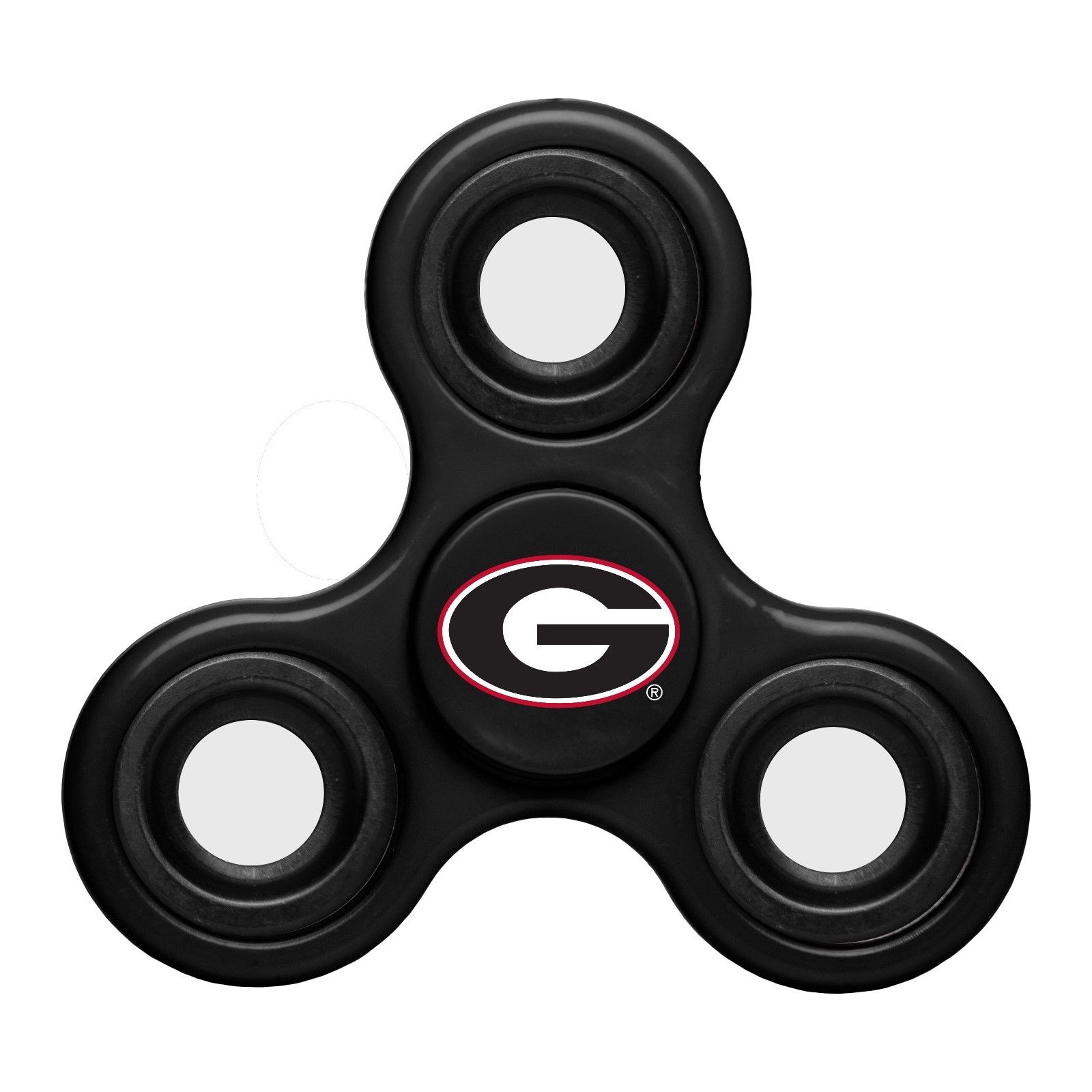 Georgia Bulldogs Team Logo Black 3 Way Fidget Spinner