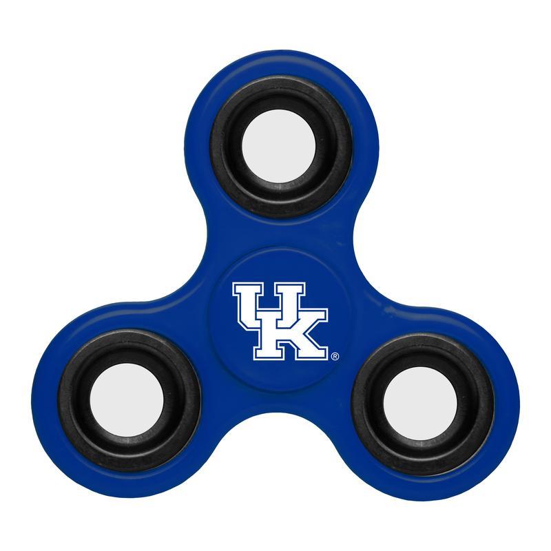Kentucky Wildcats Team Logo Blue 3 Way Finger Spinner