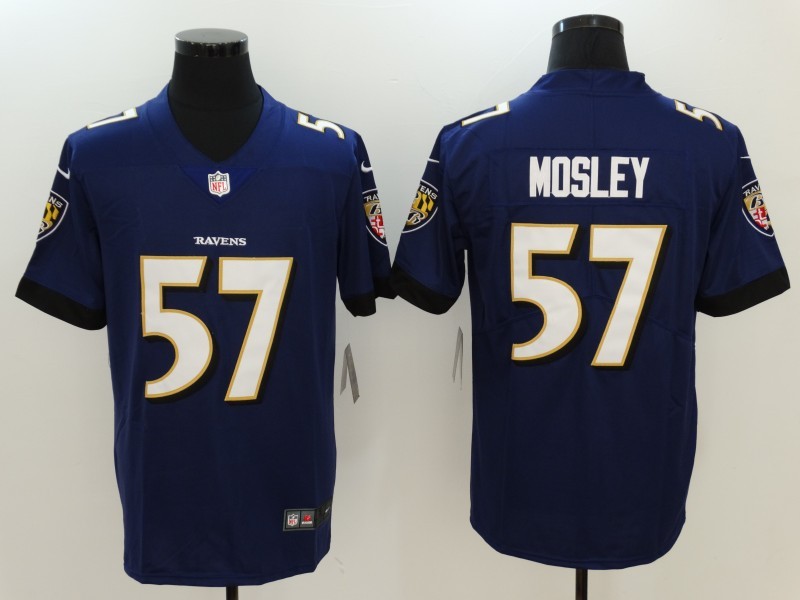 Nike Ravens 57 C.J. Mosley Purple Vapor Untouchable Player Limited Jersey