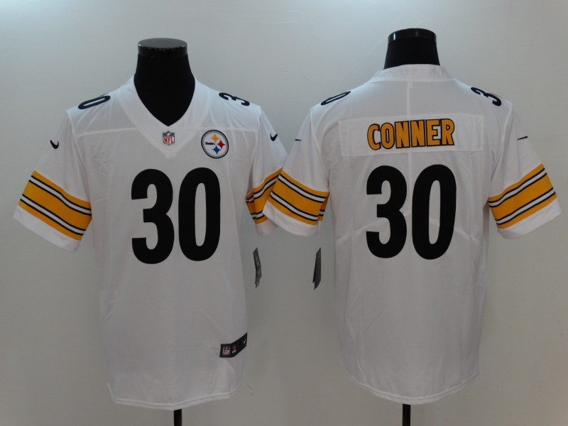 Nike Steelers 30 James Conner White Youth Vapor Untouchable Player Limited Jersey