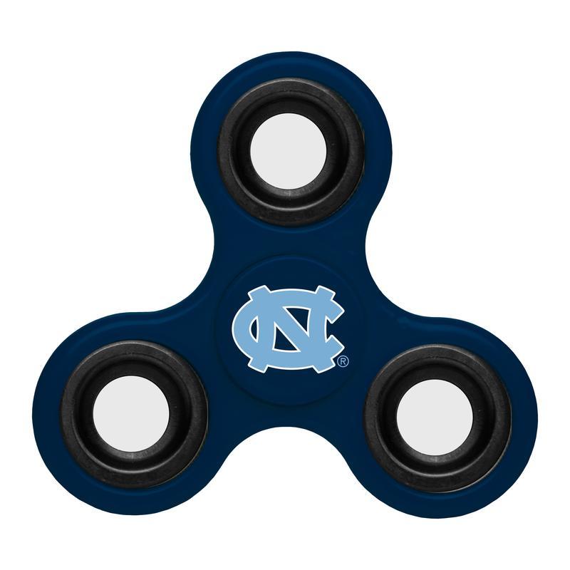 North Carolina Tar Heels Team Logo Navy 3 Way Fidget Spinner