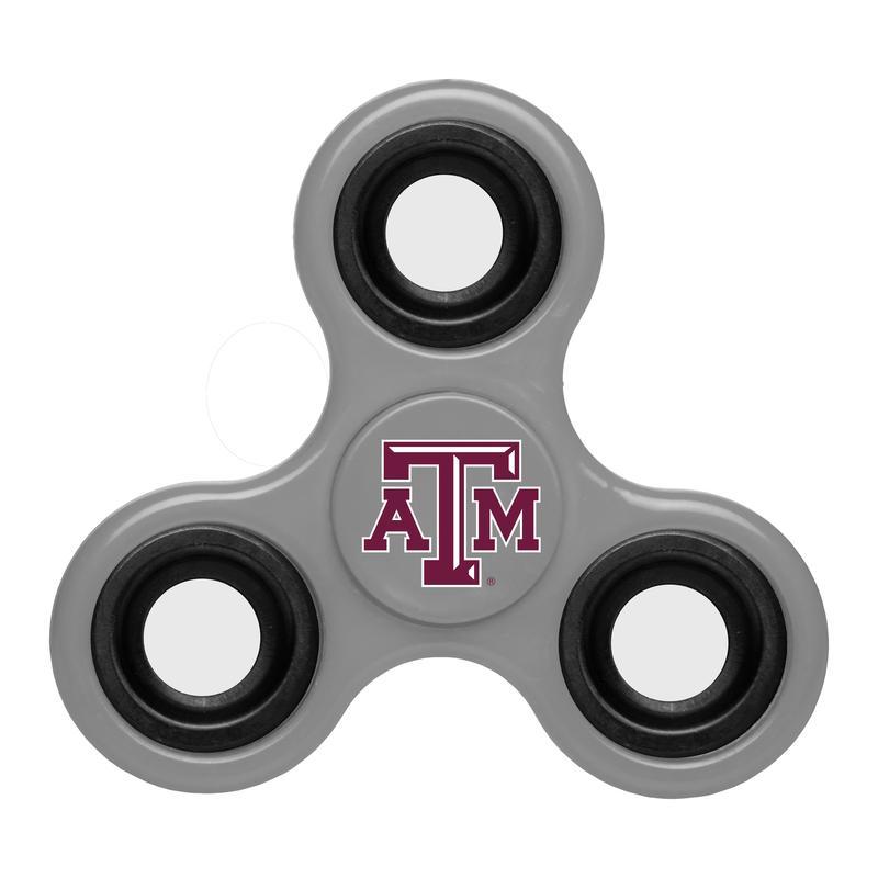Texas A&M Aggies Team Logo Gray 3 Way Fidget Spinner