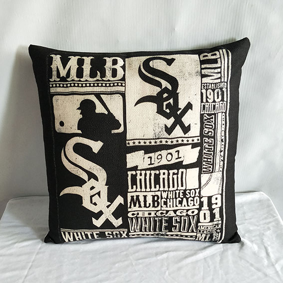 Chicago White Sox Baseball Pillow