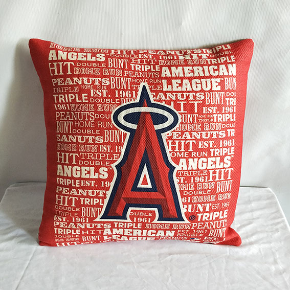 Los Angeles Angels Baseball Pillow