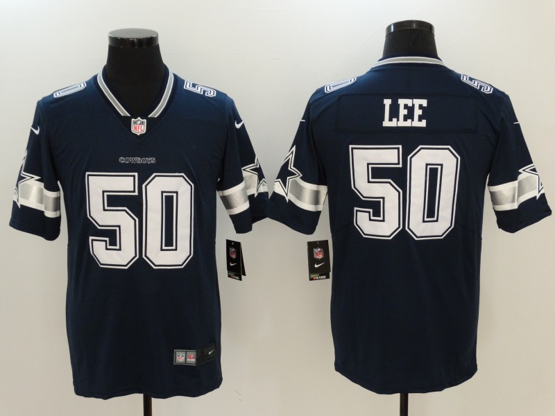 Nike Cowboys 50 Sean Lee Navy Youth Vapor Untouchable Limited Player Jersey