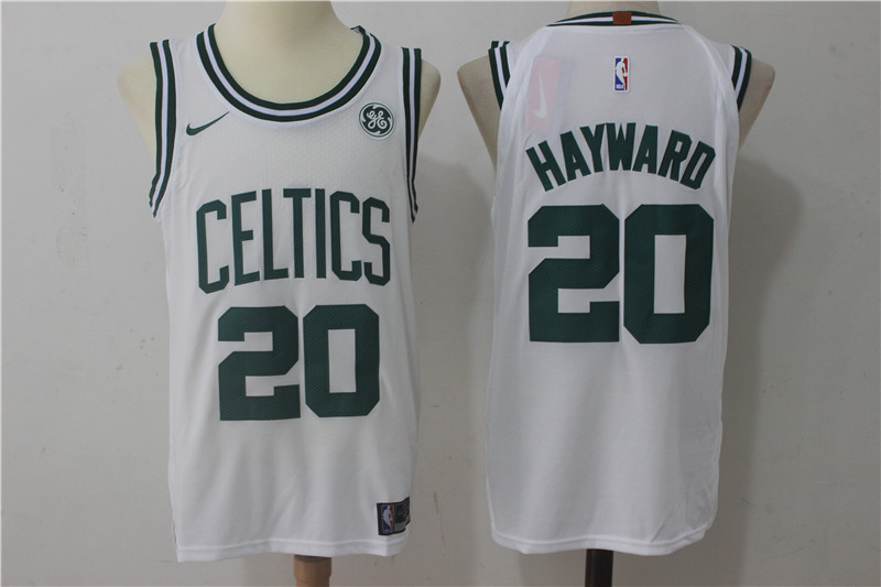 Celtics 20 Gordon Hayward White Nike Authentic Jersey