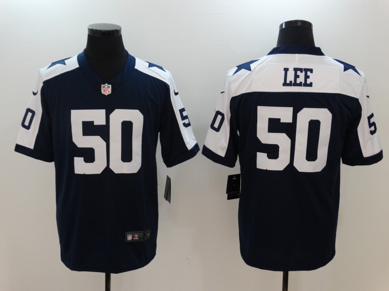 Nike Cowboys 50 Sean Lee Navy Throwback Youth Vapor Untouchable Limited Player Jersey