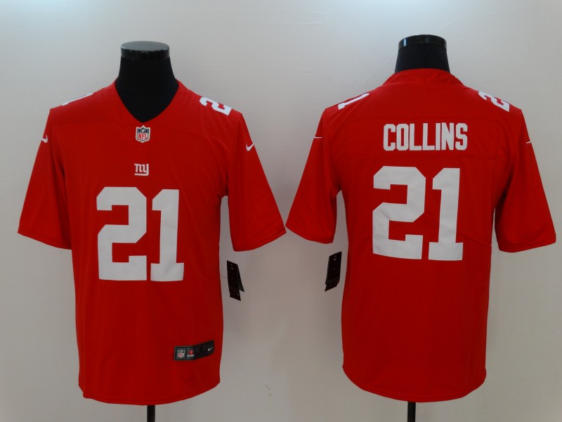 Nike Giants 21 Landon Collins Red Vapor Untouchable Player Limited Jersey