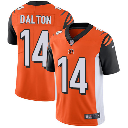 Nike Bengals 14 Andy Dalton Orange Youth Vapor Untouchable Player Limited Jersey