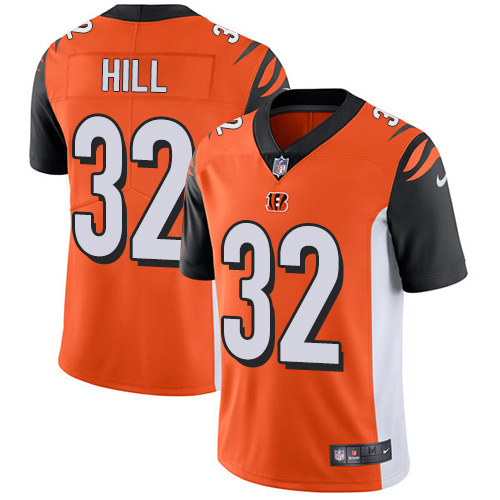 Nike Bengals 32 Jeremy Hill Orange Youth Vapor Untouchable Player Limited Jersey