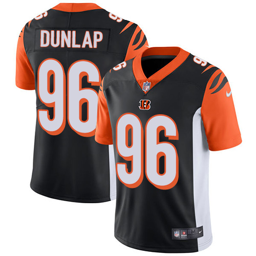 Nike Bengals 96 Carlos Dunlap Black Youth Vapor Untouchable Player Limited Jersey