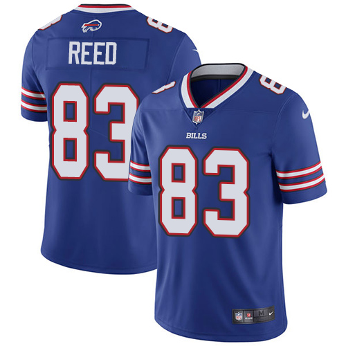 Nike Bills 83 Andre Reed Royal Youth Vapor Untouchable Player Limited Jersey