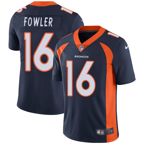Nike Broncos 16 Bennie Fowler Navy Youth Vapor Untouchable Player Limited Jersey