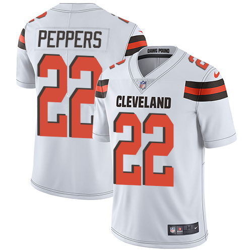 Nike Browns 22 Jabrill Peppers White Youth Vapor Untouchable Player Limited Jersey