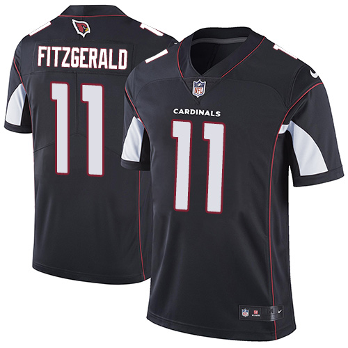 Nike Cardinals 11 Larry Fitzgerald Black Youth Vapor Untouchable Player Limited Jersey