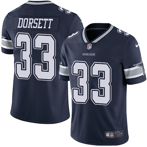 Nike Cowboys 33 Tony Dorsett Navy Vapor Untouchable Player Limited Jersey