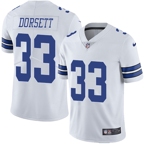 Nike Cowboys 33 Tony Dorsett White Youth Vapor Untouchable Player Limited Jersey
