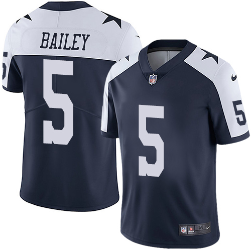 Nike Cowboys 5 Dan Bailey Navy Throwback Vapor Untouchable Player Limited Jersey