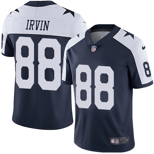 Nike Cowboys 88 Michael Irvin Navy Throwback Vapor Untouchable Player Limited Jersey