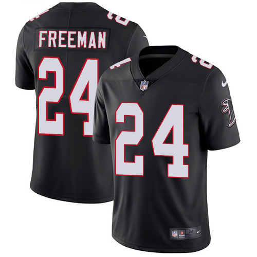 Nike Falcons 24 Devonta Freeman Black Vapor Untouchable Player Limited Jersey