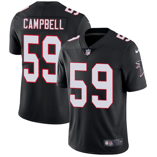Nike Falcons 59 De'Vondre Campbell Black Vapor Untouchable Player Limited Jersey