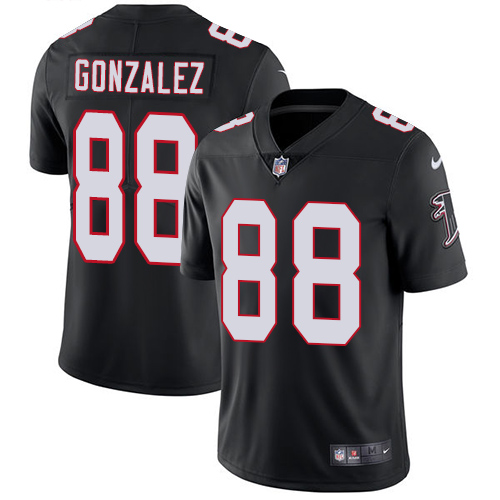 Nike Falcons 88 Tony Gonzalez Black Youth Vapor Untouchable Player Limited Jersey