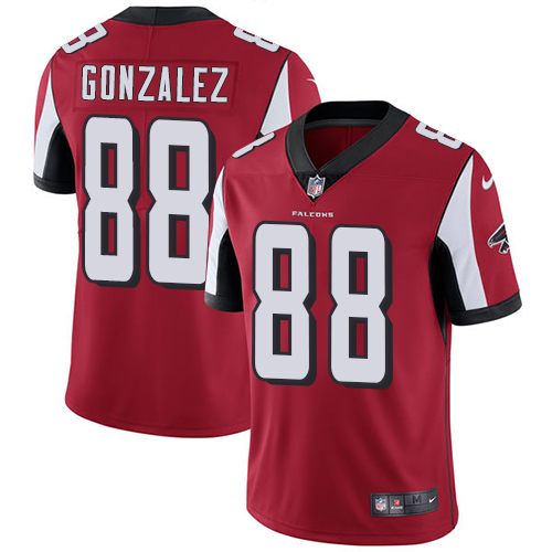 Nike Falcons 88 Tony Gonzalez Red Vapor Untouchable Player Limited Jersey - Click Image to Close