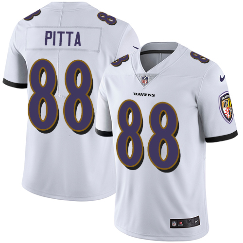 Nike Ravens 88 Dennis Pitta White Vapor Untouchable Player Limited Jersey