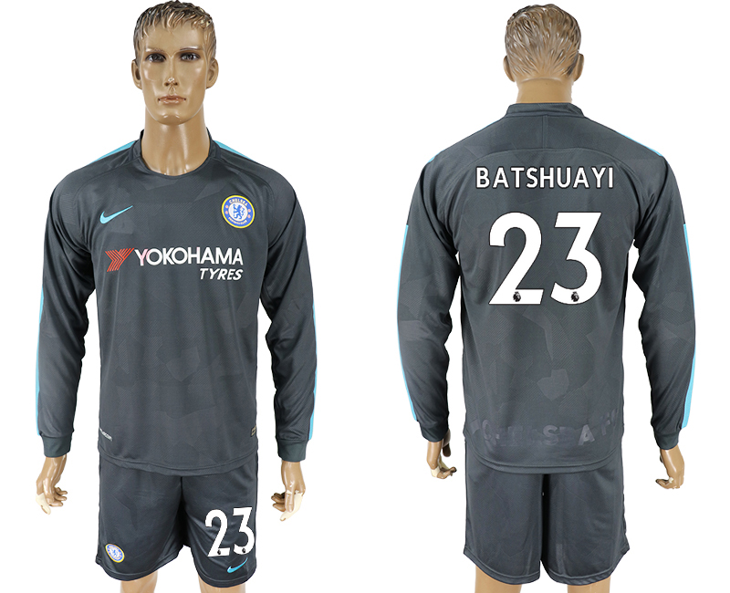 2017-18 Chelsea 23 BATSHUAYI Third Away Long Sleeve Soccer Jersey 2017-18 Chelsea 23 BATSHUAYI Third Away Long Sleeve Soccer Jersey