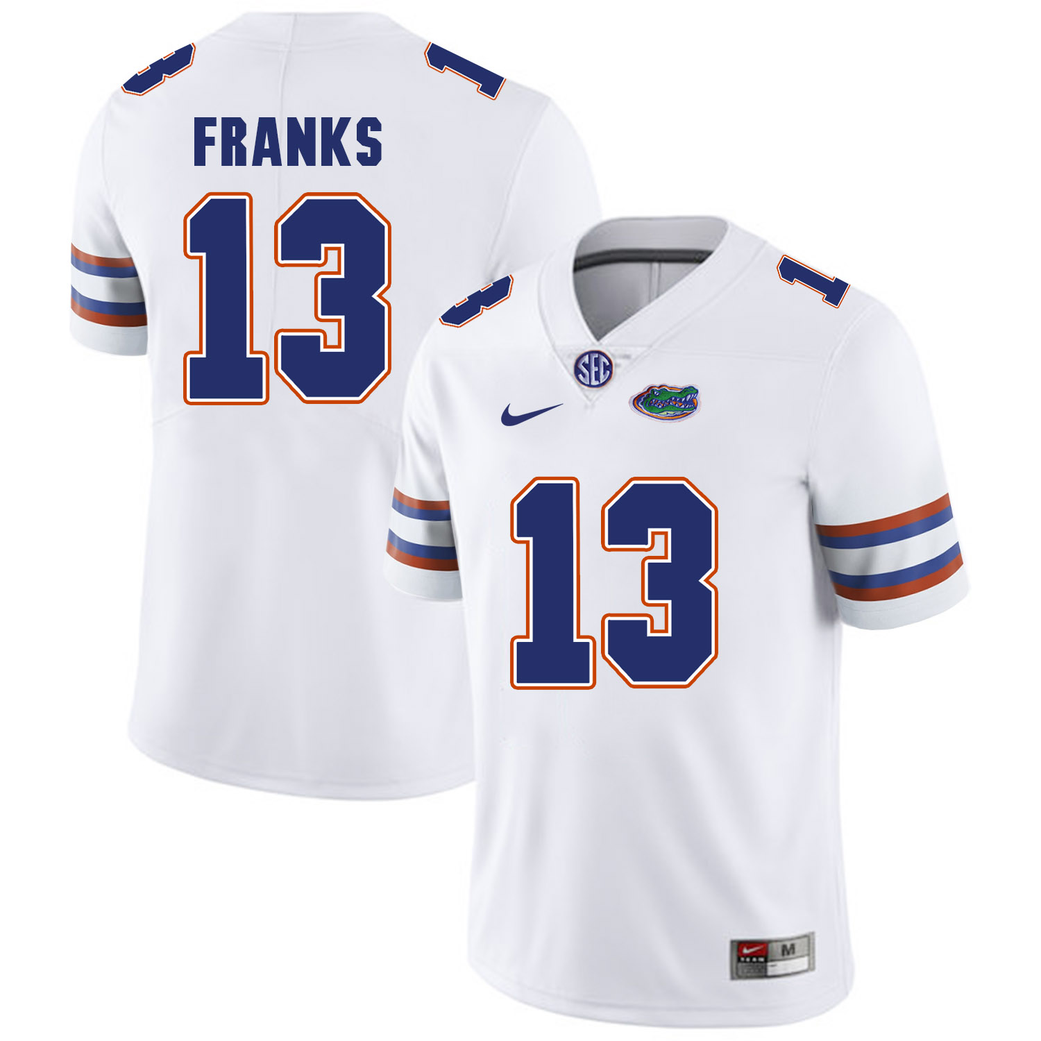 Florida Gators 13 Feleipe Franks White College Football Jersey