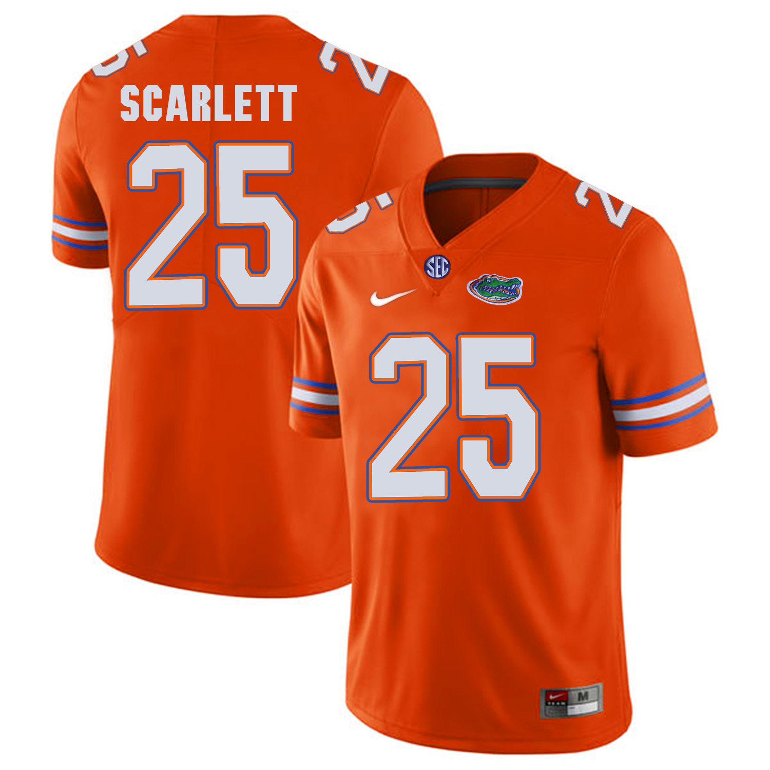 Florida Gators 25 Jordan Scarlett Orange College Football Jersey