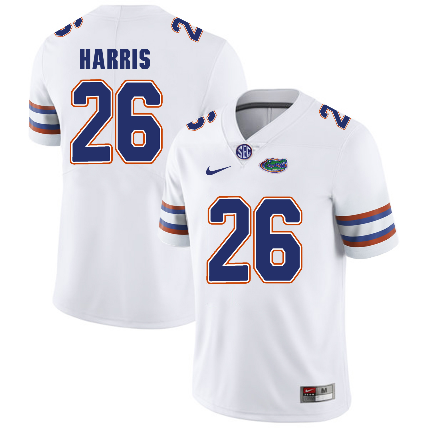 Florida Gators 26 Marcell Harris White College Football Jersey