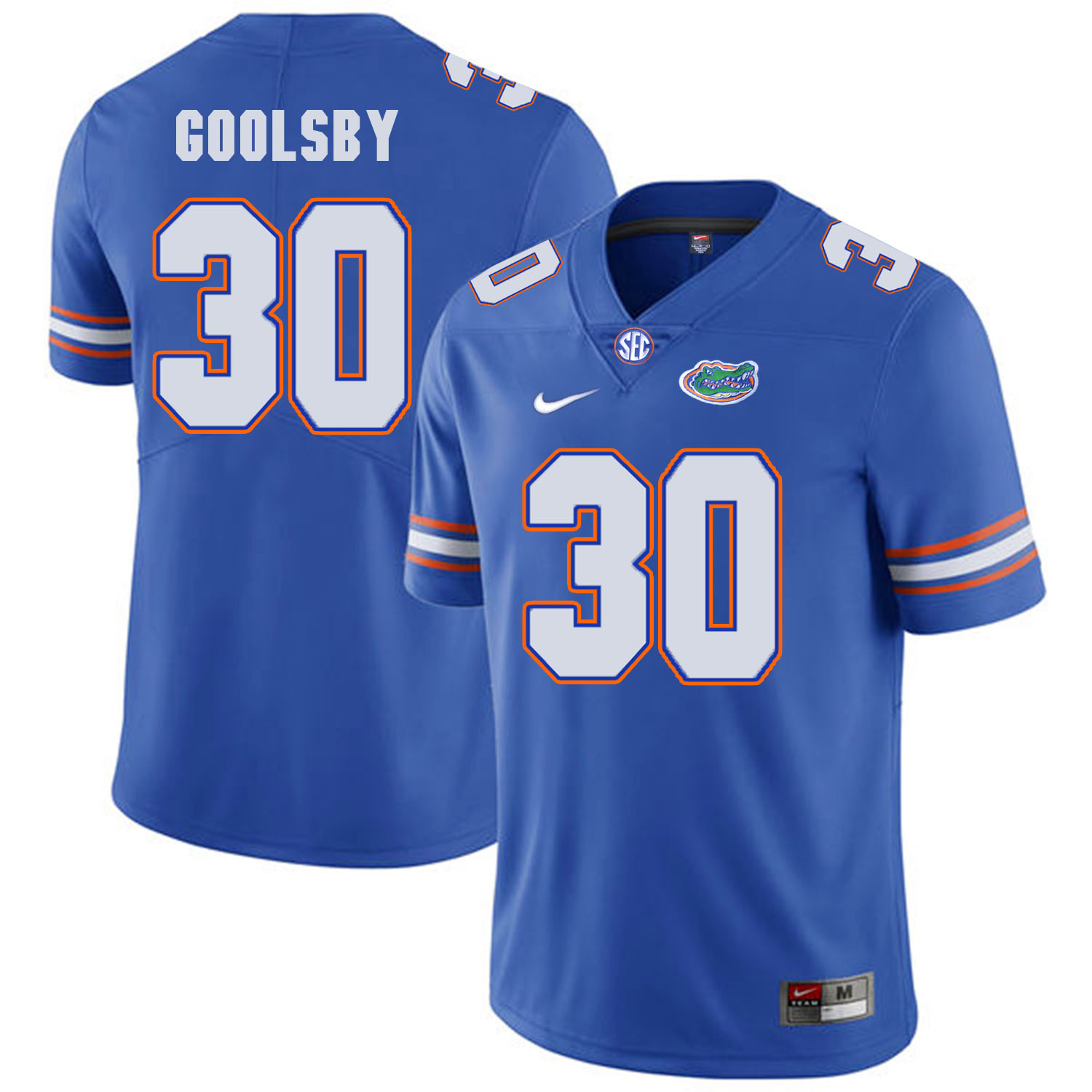 Florida Gators 30 DeAndre Goolsby Blue College Football Jersey