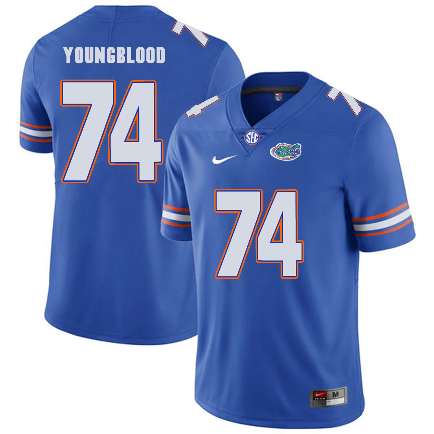 Florida Gators 74 Jack Youngblood Blue College Football Jersey
