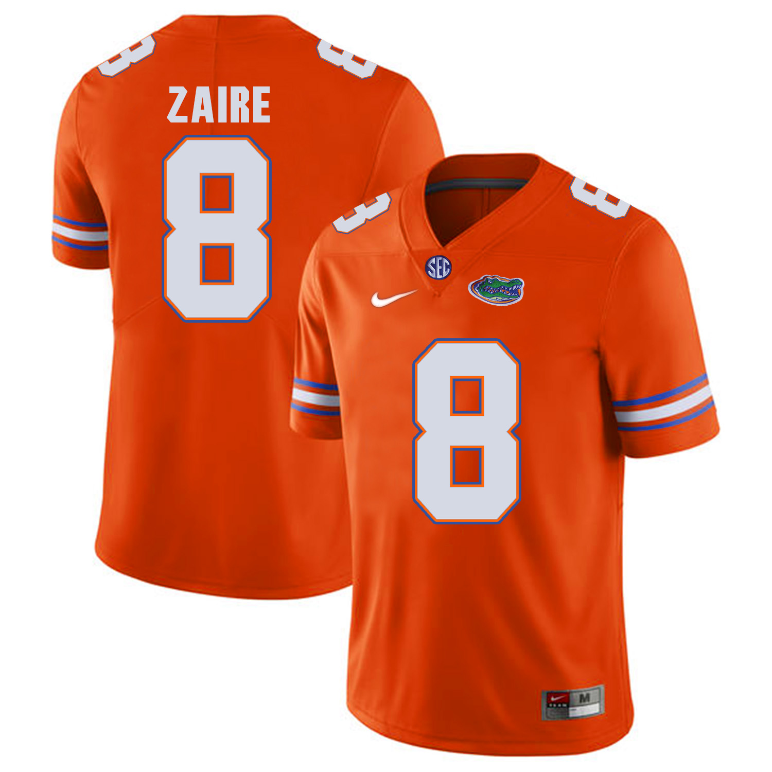 Florida Gators 8 Malik Zaire Orange College Football Jersey
