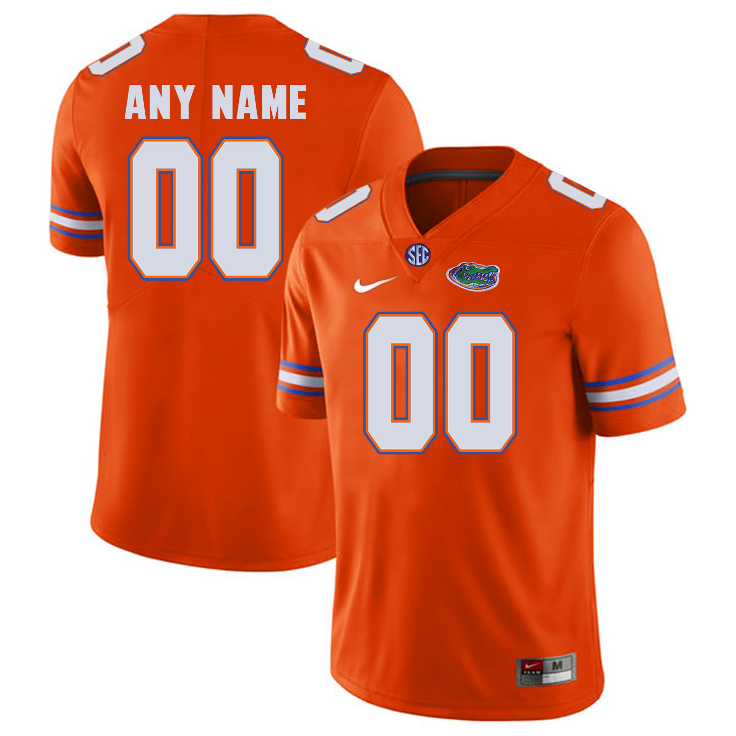 Florida Gators Men's Orange Customized College Football Jersey