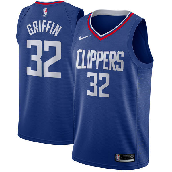Clippers 32 Blake Griffin Blue Nike Swingman Jersey