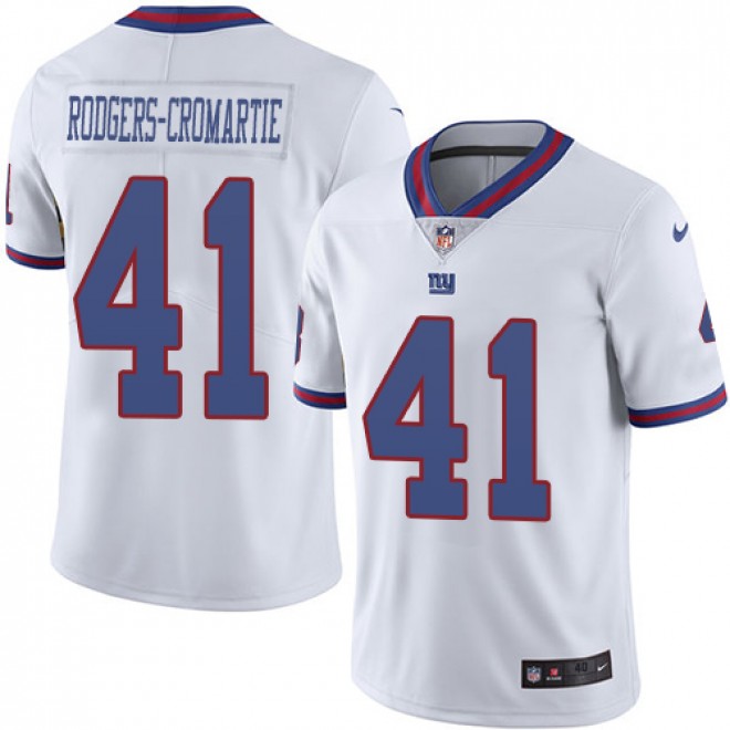 Nike Giants 41 Dominique Rodgers-Cromartie White Color Rush Limited Jersey