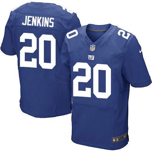 Nike Giants 20 Janoris Jenkins Blue Elite Jersey
