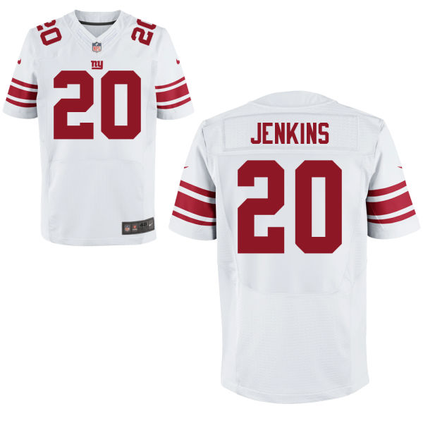 Nike Giants 20 Janoris Jenkins White Elite Jersey