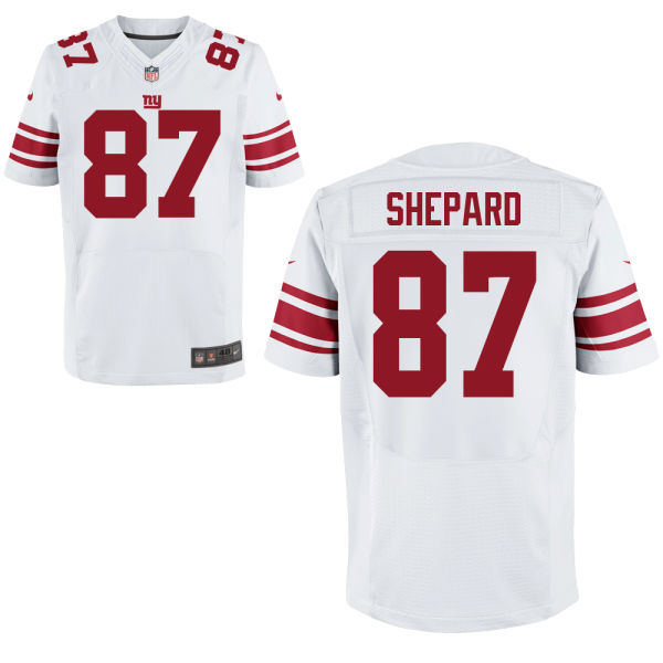 Nike Giants 87 Sterling Shepard White Elite Jersey