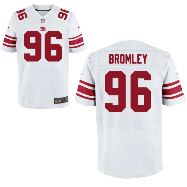 Nike Giants 96 Jay Bromley White Elite Jersey