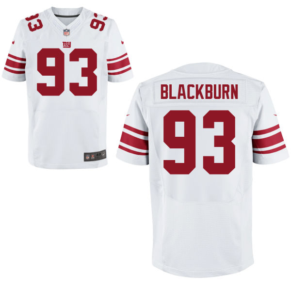 Nike Giants 93 Chase Blackburn White Elite Jersey